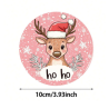 Festive Coasters - Pink Reindeer/Gingerbread Man (6 pieces)