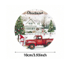 Festive Coasters - Red Pickup (6 pieces)