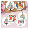 Festive Coasters - Bright Stockings (6 pieces)