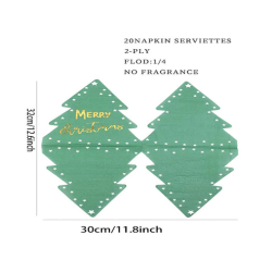 Christmas Tree Serviettes (20s)