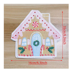 Gingerbread House Serviettes (20s)