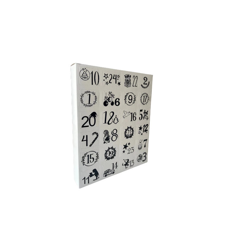 DIY White Advent Calendar