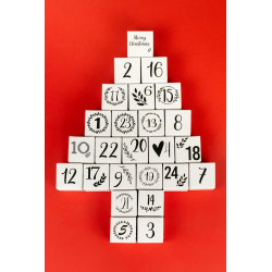 DIY Little Advent Boxes (White)