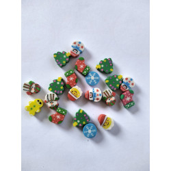Mini Festive Erasers