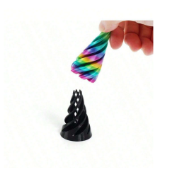 Cone Fidget Toy  - Metallic Rainbow