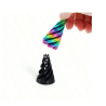 Cone Fidget Toy  - Metallic Rainbow
