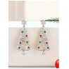 Festive Earrings - Sparkly Tree
