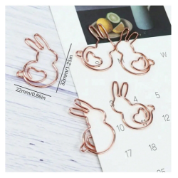 Bunny Paper Clips (12pc)