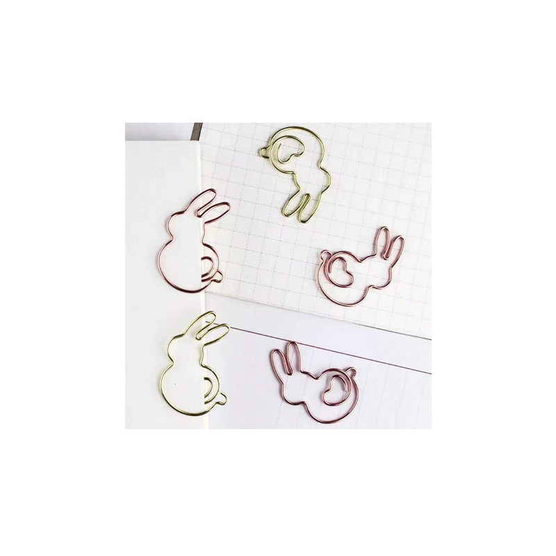 Bunny Paper Clips (12pc)