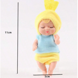Mini Bathing Baby Doll - Duckling Outfit