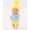 Mini Bathing Baby Doll - Duckling Outfit