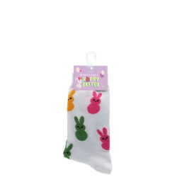 Jenam Easter - Novelty Socks (Bright Bunny Print)
