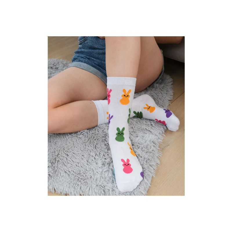 Jenam Easter - Novelty Socks (Bright Bunny Print)