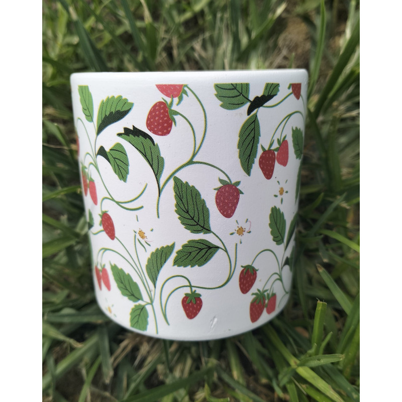 Garden Party - Mini Ceramic Flower Pot (Berries)
