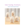 Fabric Treat Bag - Floral Bunny (Each)