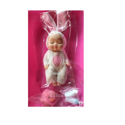 Mini Bathing Baby Doll - Bunny Outfit