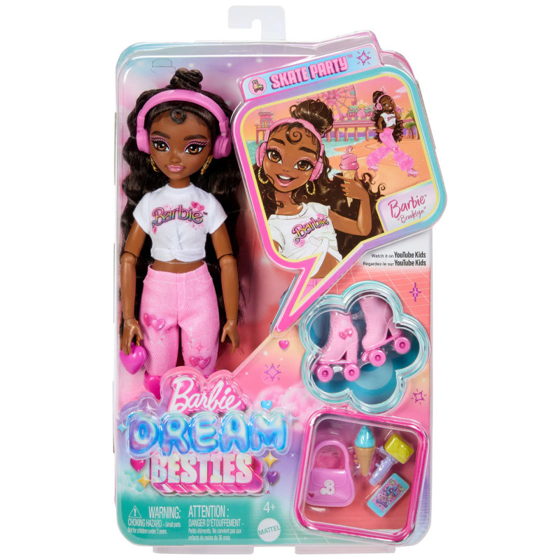 Barbie Dream Besties Brooklyn Rollerskating Doll
