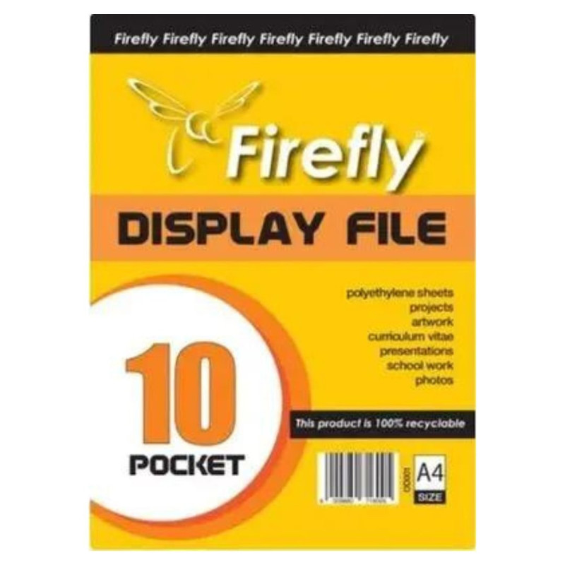 Firefly A4 Display File (10 Pocket)