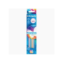 Butterfly HB Pencils - Pastel (12 Pack)