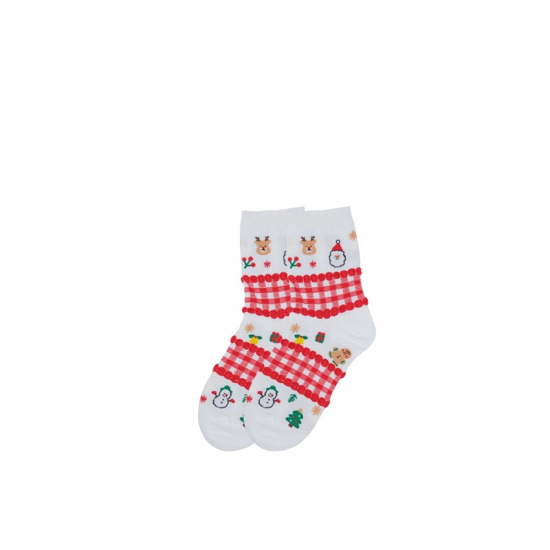 Festive Gingham Socks