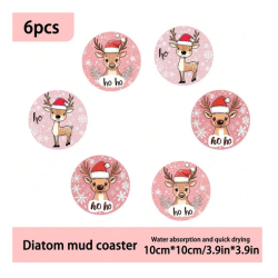 Festive Coasters - Pink...