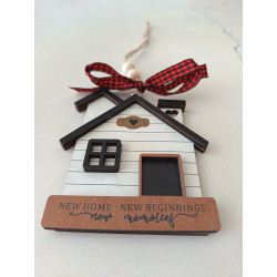 New Home Wooden Ornament
