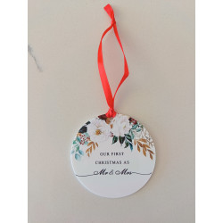 Newlyweds Tree Ornament