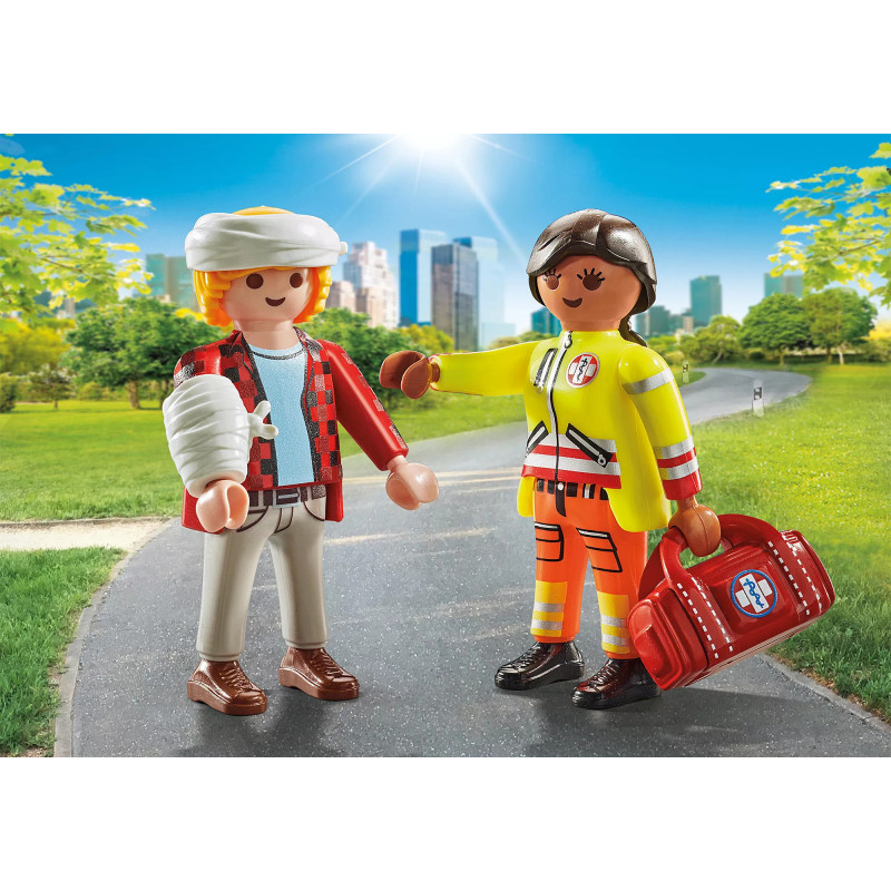 Playmobil Duo Pack - Paramedic and Patient