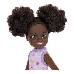 Barbie Chelsea - Black with purple dress