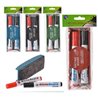 Whiteboard markers with magnetic eraser