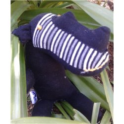 Hope Art Critters - Large Rhino - Tar