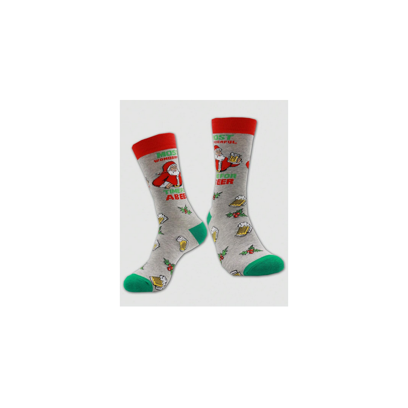 Novelty Socks - Christmas Beer