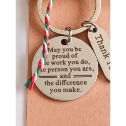 Teacher Appreciation - Be Proud Keyring