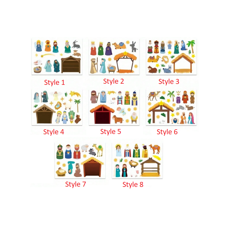 Nativity Sticker Sheet (EACH)