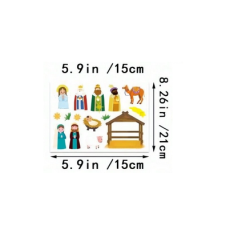 Nativity Sticker Sheet (EACH)