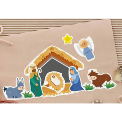 Nativity Sticker Sheet (EACH)
