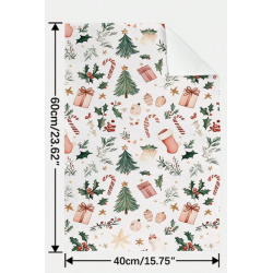 Festive Kitchen Gift Set - Trees & Holly