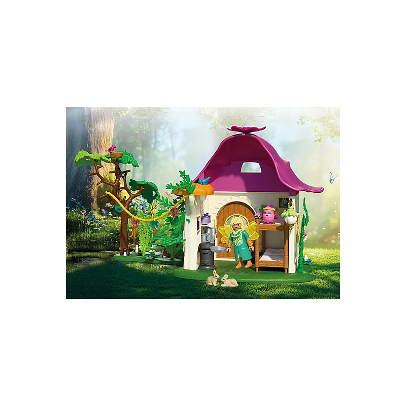 Cozy Fairy Home with Golden Unicorn