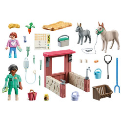 Farmyard Veterinarian with Donkeys (Starter Pack)