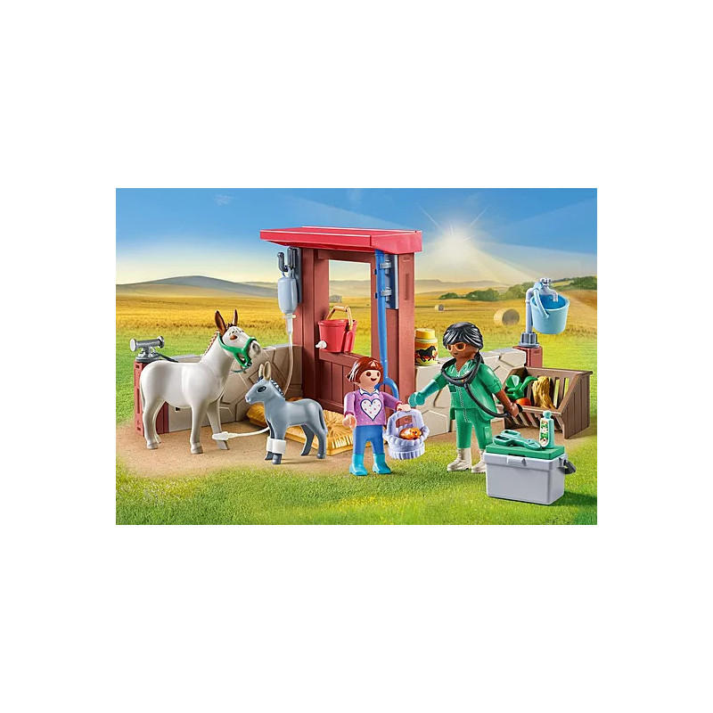 Farmyard Veterinarian with Donkeys (Starter Pack)