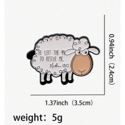 Sheep Accessory Pin (Matthew 18:12)