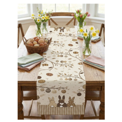 Vintage Easter Table Runner