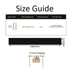 Vintage Easter Table Runner