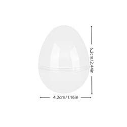 Fillable Eggs - Clear (6-pack)
