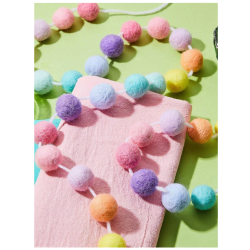 Pastel Pom-Pom Garland (2m)