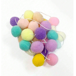 Pastel Pom-Pom Garland (2m)