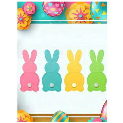 Bunny Cutlery Holders (4 Piece)