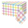 Pastel Plaid Tablecloth (Disposable)