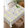 Pastel Plaid Tablecloth (Disposable)