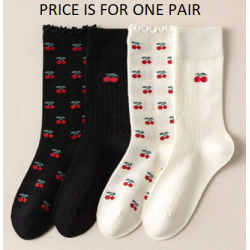 Cherry Ankle Socks (Per pair)